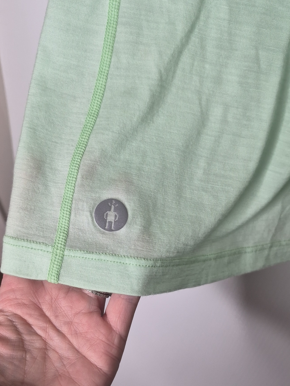 NWOT Smartwool Matcha Green T-shirt Size Large - Picture 2 of 8